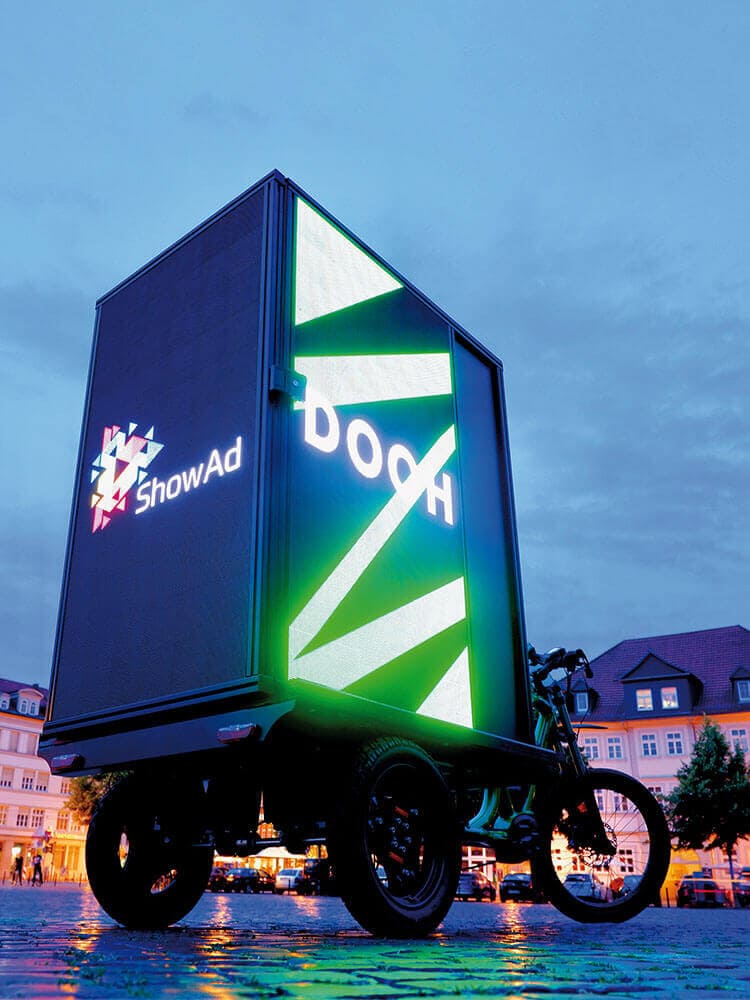 LED Bike powered by ShowAd