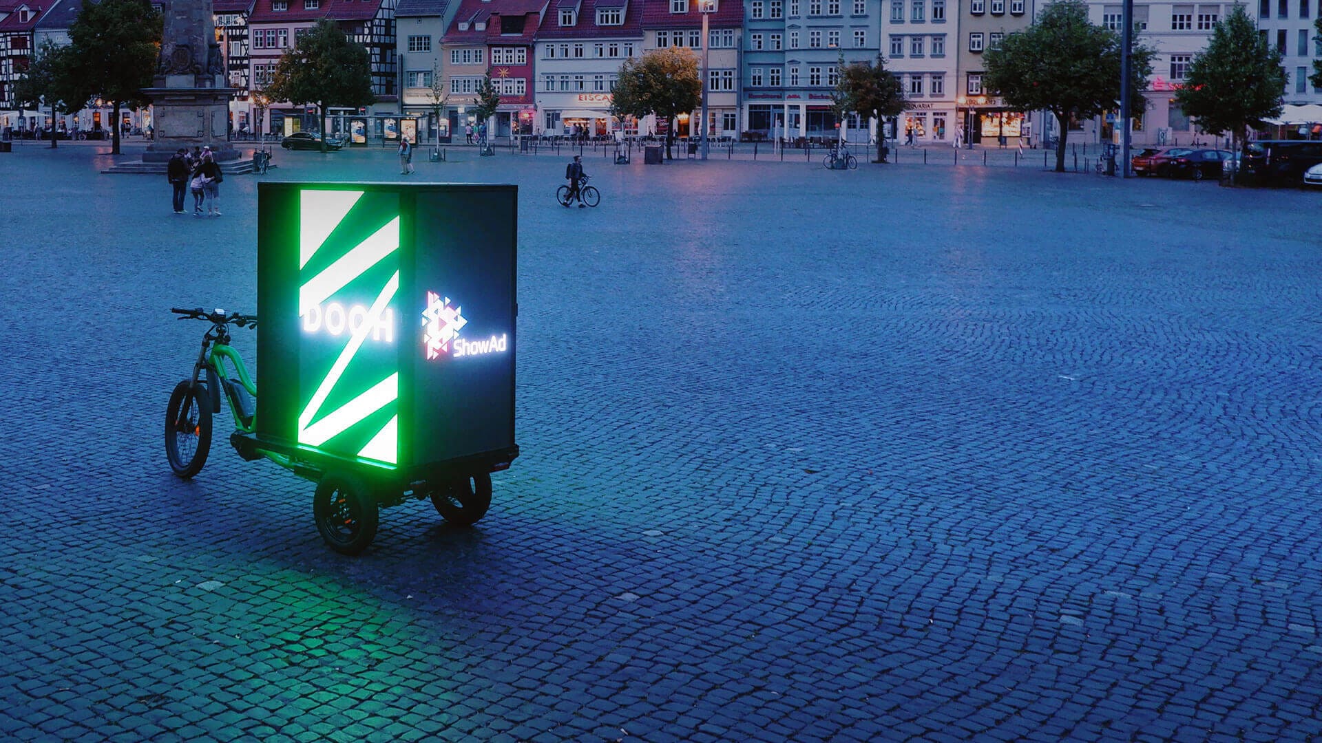 LED Bike powered by ShowAd